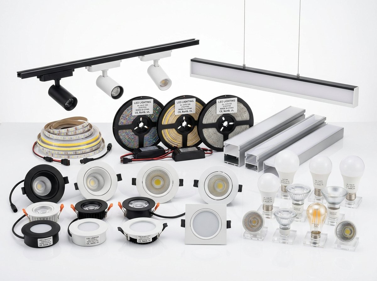 Industrial Die-Cast High-Bay LED Fixtures (150W–300W, 190 lm/W)
